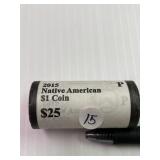 2015-p Sacagawea Dollar Roll US Mint Orig Roll NIB
