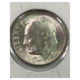 1947-D Roosevelt Dime BU GEM