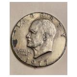 1977 Gold Plated IKE Dollar