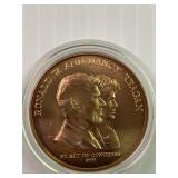 2000 Copper US Mint Ron & Nancy Reagan GEM