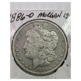 1886-O Morgan Silver Dollar Better Date