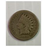 1862 Indian Cent Semi Key