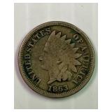 1863 Indian cent
