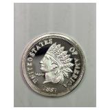 .999 Silver Indian proof