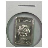 Silver Bar 1 gram