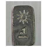 1/10 oz .999 Hand Poured silver bar RARE