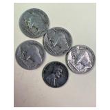 Buffalo Nickel & Steel Cent Lot