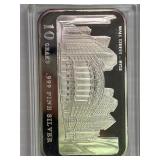 .999 Silver Bar "Wall Sheet" 10 g
