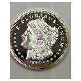 .999 Silver Round Morgan Head