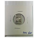 .999 Silver Bar De Oppresso liber=Army special for