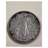 1945 US Philippines Silver Ten Centavos