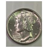 1943-D Merc Dime Blazer full Split bands