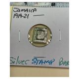 1919-21 Franklin Mint Silver Stamp Bar