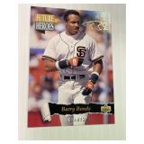 Barry Bonds 1993 Upper Deck Future heroes Card
