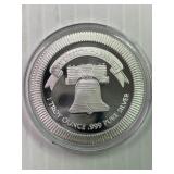 Life, Liberty, Happiness 1 Ounce Silver Round