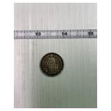 1940 Swiss 1 Fr Silver coin