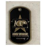 US Army Reserve Warrior 100 Years Dog Tag