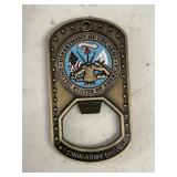236th Army Ball Dog Tag Bottle Opener