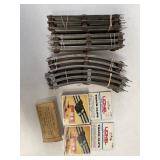 9 Curved 10 Straight Lionel 027 tracks track clip