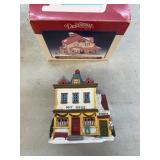 1995 Lighted Lemax Xmas Post Office & Barber shop