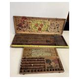 Antique Ink Stamp Lettering Sets