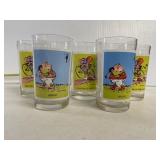 1979/80 Sports Collectable Series Glasses lot of 5