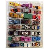 Cars in Case Various Brands lot of 48