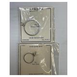 2 Coin Mounting Sterling Cobb hald dime and quarte