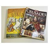 Lot of 2 History Books (Greek Myths / Medieval Tim