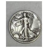 1943 D Walking Liberty Silver Half Dollar