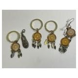 Dream Catcher Earrings and Key Chains