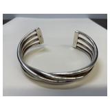 Heavy Silver  Bracelet Marked 925