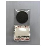 1891 O Counterfeit Morgan Dollar