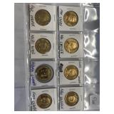 Pittsburgh Pirates Hall of Fame Coins Lot of 8