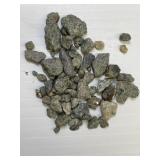 rough light green stones