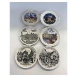 6 German Mini Plates