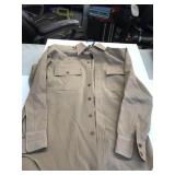 WWII Officer dress shirt & 1956 shirt
