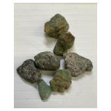 rough green gems
