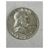 1962 Franklin Silver Half Dollar
