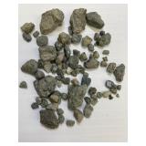 rough light greens stones