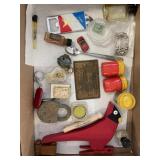 Box of old misc items