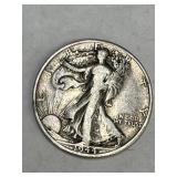1944 D Walking Liberty Silver Half Dollar