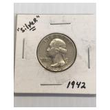 1942 Washington Quarter