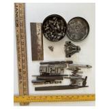 Box of old tools and tools parts and pieces