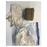 WWII GI Socks, Skivies, MP Gloves-3items