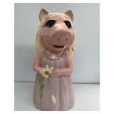 1981 Ceramic 14" Miss Piggy Bank