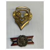 Enlisted Badge and WWII e award
