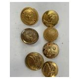 Military and School buttons