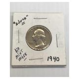1940 Washington Quarter