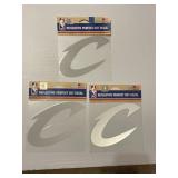3-Cleveland Cavaliers perfect cut decals